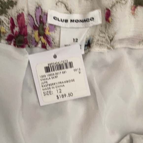 Club monaco Floral skirt - Picture 3 of 5
